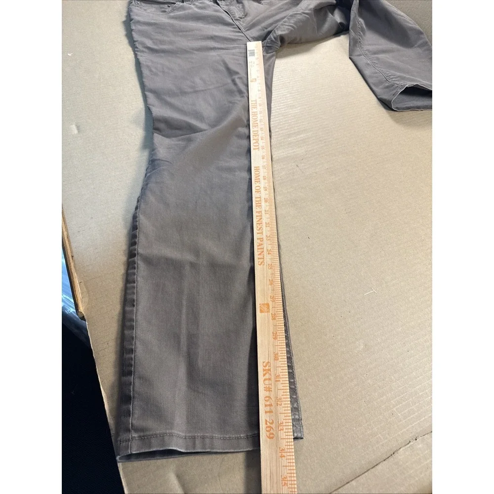 Prana Jeans Men's 36x34 Gray Slim Fit Straight Stretch Casual Outdoor